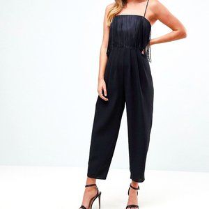 ASOS Jumpsuit with Fringe Bodice | Size 6